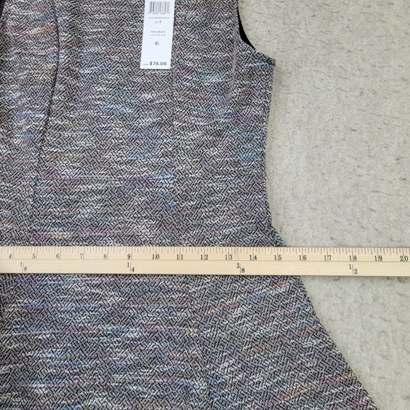 BCBGeneration Fit & Flare‎ Skater Dress Womens Size 6 Gray Sleeveless NEW - Picture 11 of 13